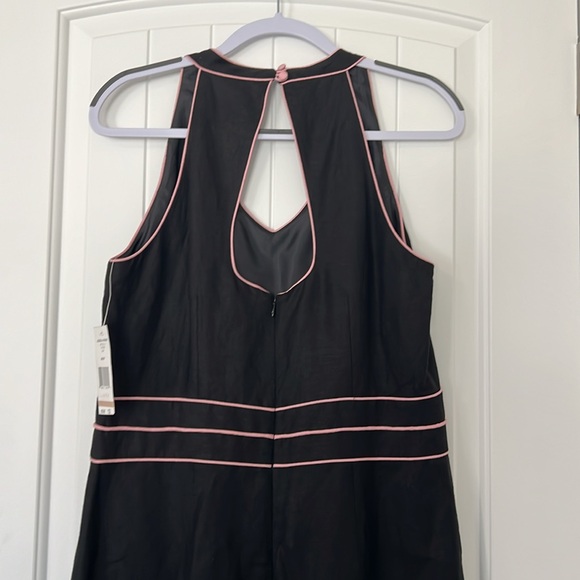 NWT Jessica Howard linen blend halter top embroidered Dark feminine size 12 - Picture 8 of 13